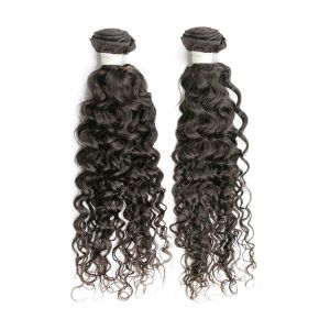 Black Fumi Natural Human Hair Extensions Unprocessed Hair Weave