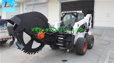 Skid steer rock saw attachments skid steer trencher disc trencher for skid steer