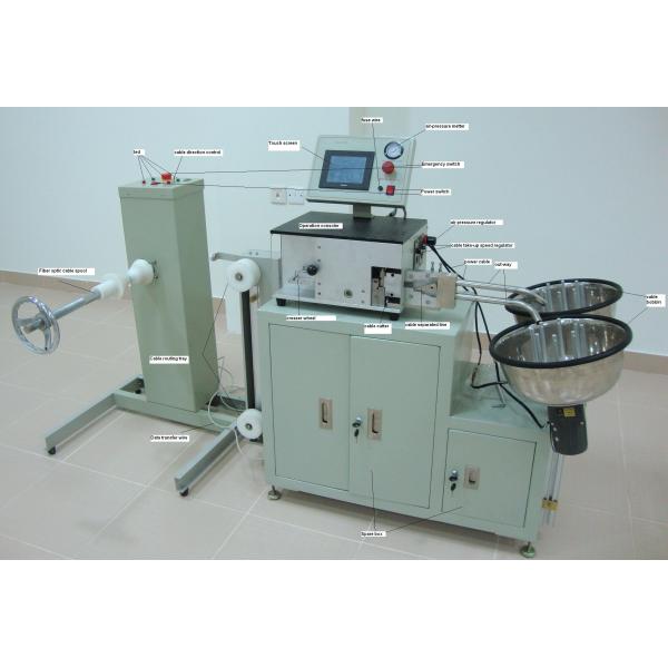 Full Automatic Fiber Optic Polishing Equipment / Fiber Optic Cable Cutting Machine