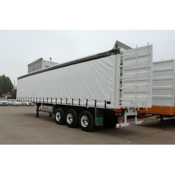 Curtain Side Truck Semi Trailer Sliding Curtain Container Box Truck Fast loading and unloading