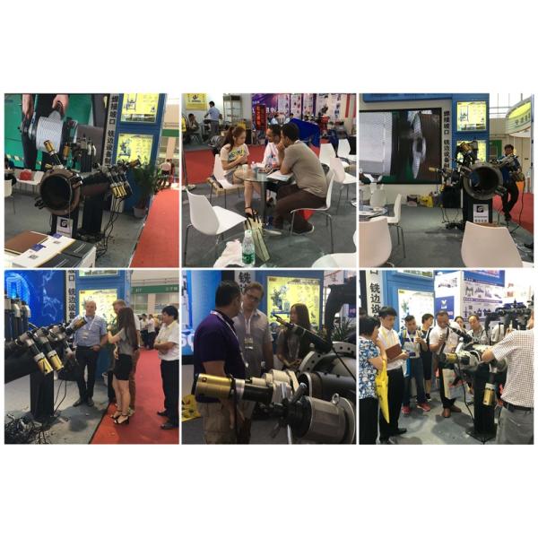 3.4 KW Environmental Plate Edge Milling Machine With Adjustable Milling Speed