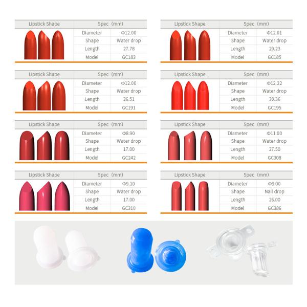 Multi Function Cosmetic Half Body Silicone Lipstick Mold
