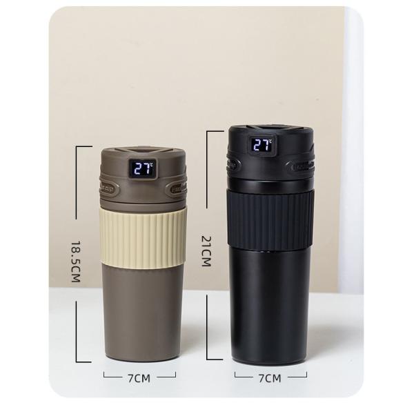 400ml Smart Touch Display LED Vacuum Stainless Steel Termo Digital Tumbler