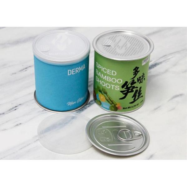 Easy Foil Lid Biodegradable Cylinder Packaging Food Grade Water Proof