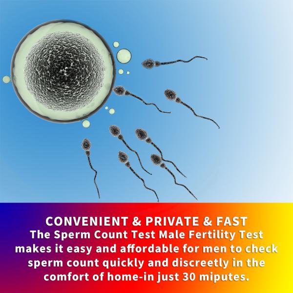 Male Fertility Home Test Kit 99% Sensitivity Sperm Count Diagnostic Reagents