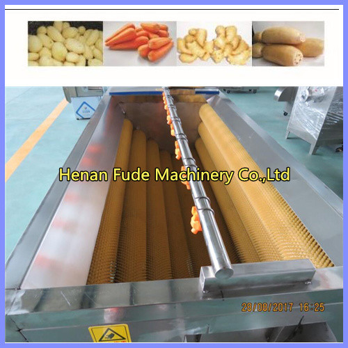 Cheap turnip washing machine, ginger washing machine,lotus root cleaning machine for sale
