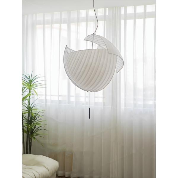 Antique Design Fabric Hanging Lamp With Hotel Restaurant Decorations Luxury Home Decor Supplies Modern Pendant Light