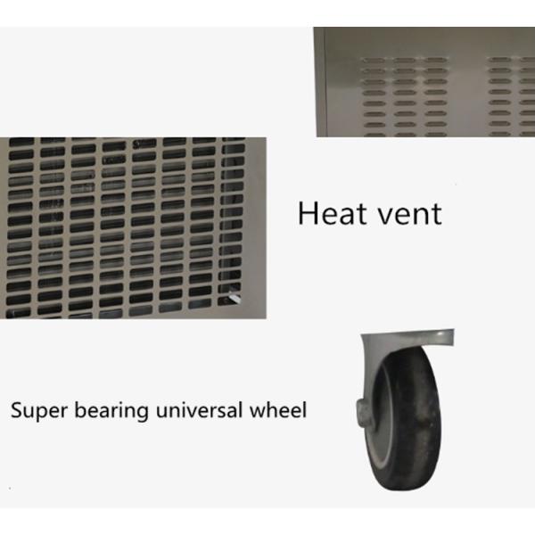 Frozen Commercial Ice Cream Frying Machine With 2 Flat Pans And Imported Compressor Stainless Steel Fried Ice Cream Roll