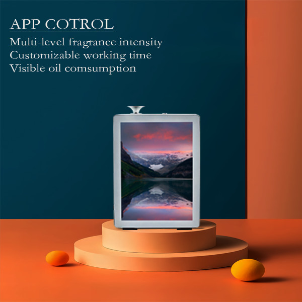 Wall-mounted White Aroma Diffuser with Power Voltage 12V Super Silent Noise 32dba