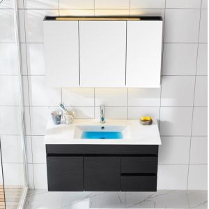 Plasticity Solid Wood Bathroom Cabinets For Hotel Villa Apartment