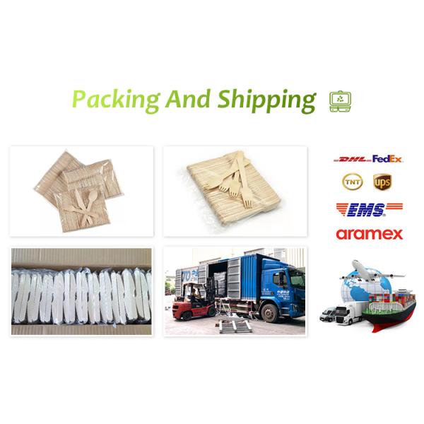 95mm 110mm Biodegradable Cutlery , Ice Cream Disposable Wooden Spoons