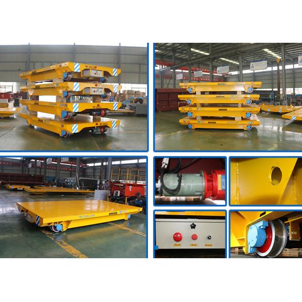 Heavy Material Wagon Motorised Rail Trolley Customized Color High Efficiency