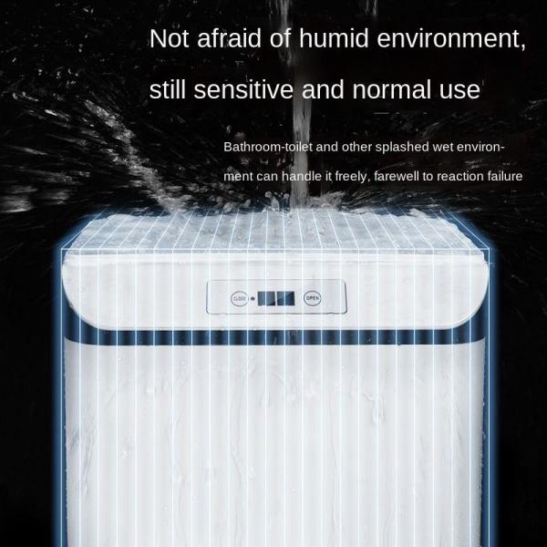 15 Gallon Auto-seal Metal Custom Printed Smart Trash Can