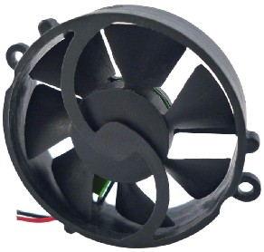 Super Mini Round IP57 DC Axial Fans / Laptop Cooling Fans High Speed