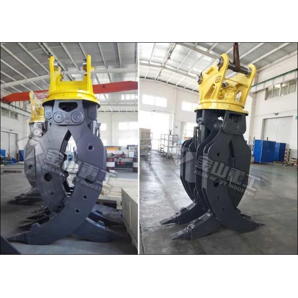 CE Certified Excavator Rotating Grapple 160-180 Kg/cm2 Oil Pressure For Komatsu