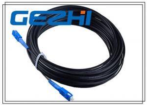 Quality Fiber To The Home Optical Patch Cable 1 Core LSZH SC / SC LSZH 300M Black Steel wholesale