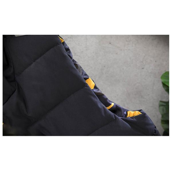 Zipper Up Cold Weather Vest Sleeveless Reversible Hooded Cotton Padded Vest