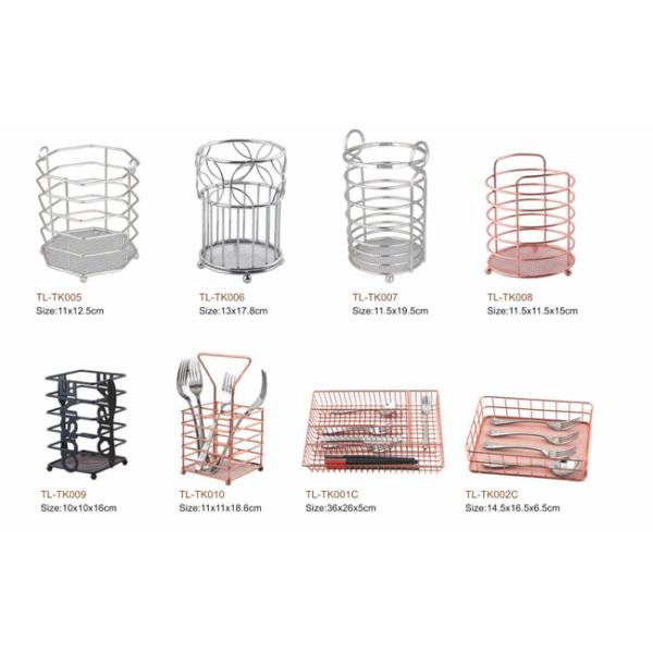 Standing Style Stainless Steel Multifunctional Kitchen Tool Storage Knife Holder Rack