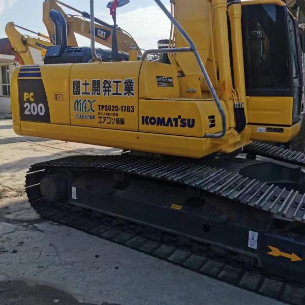 Original Color Used Komatsu Excavator PC200 103KW allow