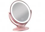 EU Style 10x Lighted Makeup Mirror Light 5V 6000K With 360 Degree Rotate Glass