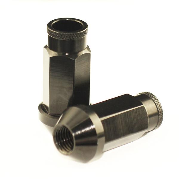 32MM M14x1.5 Black Aluminum Lug Nut for PORSCHE