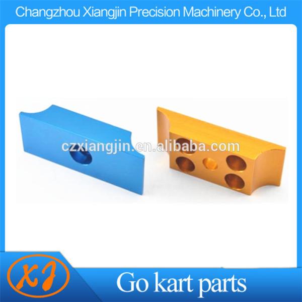 CNC Machined Light Weight Racing Kart Customized Anodized Longer EngineMount Clamp