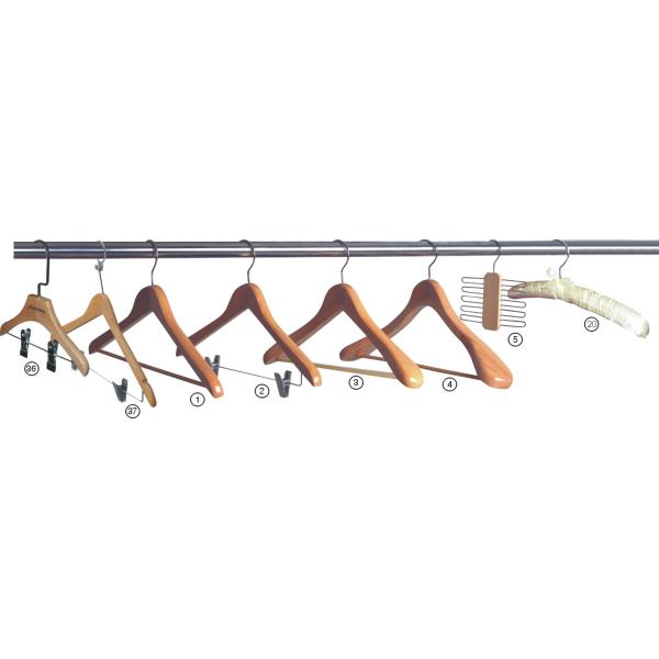 Beechwood Hotel Room Hangers Natural Wood Shirt Hanger Men'S Hanger