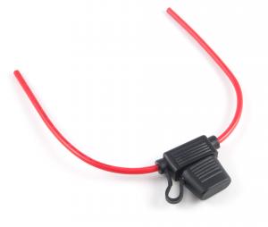 China 3A 18AWG Wire In-line Car Automotive Mini Blade Auto Fuse Holder Fuseholder +Fuse on sale
