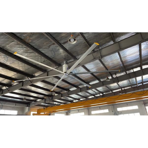 750w-1500w Industrial Overhead Fan HVLS High Volume Low Speed Ceiling Fan