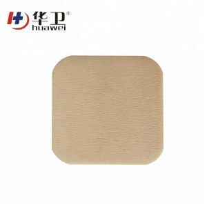 Silicone Adhesive Hydrophilic Foam Wound Dressing , CE Certified Advanced Wound