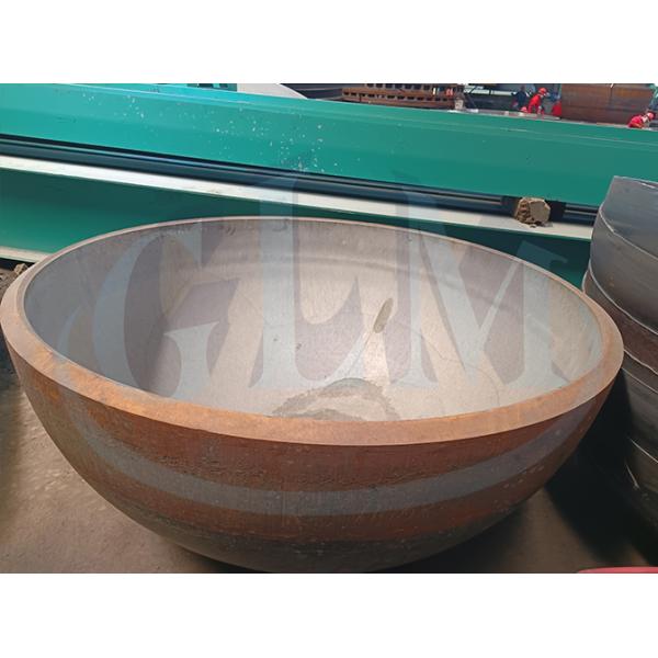 Carbon Steel Semi Hemispherical End Cap Diameter 3800mm Thickness 60mm