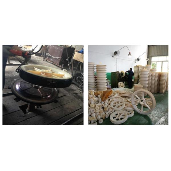 No Deformation Cable Pulling Pulley , Cable Pulley Block For Stringing