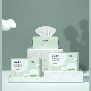 China Face Cleaning Disposable Cotton Towel Soft Reusable Baby Dry Wipes on sale
