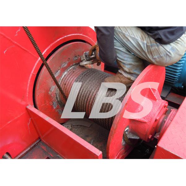 Lebus Multilayer Winding Grooved Wire Rope Drum For Crane Winch