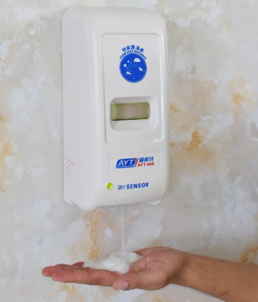 Wall Mounted Stainless Steel Automatic Soap Dispenser Touchless For Sanitizer