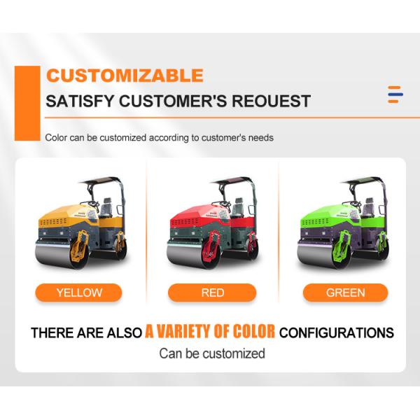 45KN Exciting Force Mini Static Road Roller for Easy Maneuverability and Control