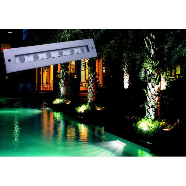 White 6x3W LED Underwater Lamp Stainless Steel Cover IP68 LED Swimming Pool Light