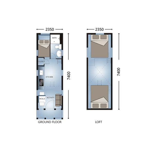 Customizable Cheap Tiny Houses On Wheels With Light Gauge Steel Frame modular home Australia Standard