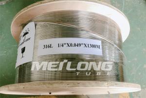 Quality SGS BV Seamless Hydraulic Control Line Tubing Capillary Tubing Metal Coil wholesale