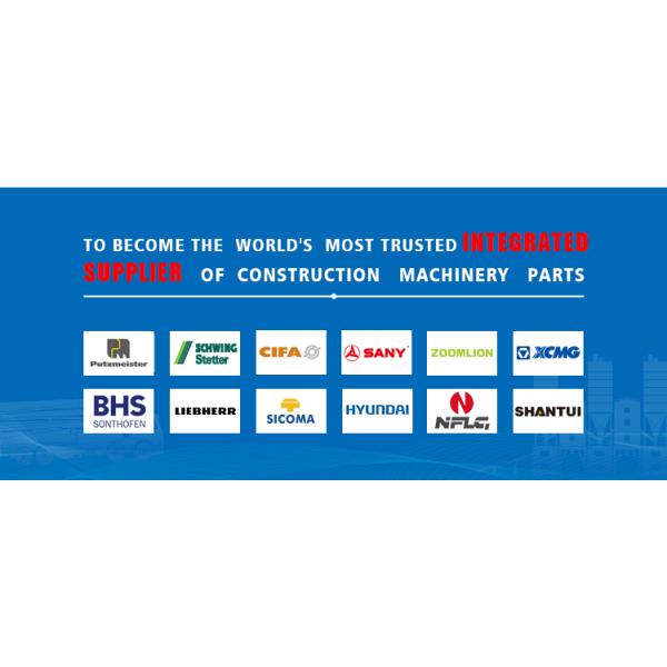 SANY DN200 DN230 Concrete Pump Wear Plate Tungsten Carbide 15mm