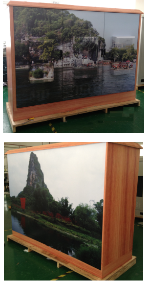 Anti theft Outdoor Electronic Equipment Enclosures Three Compartment Double Wall