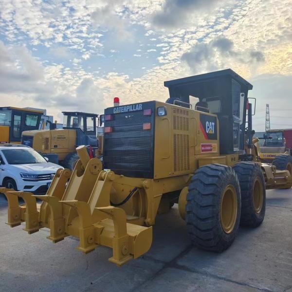 CAT 140H Used Road Grader For Road And Airport Ground Leveling Operations
