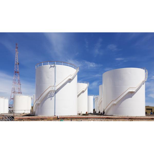 Vertical Industrial Crude Oil / Diesel Fuel / Heavy Fuel Oil Storage Tank 300 M3-10000 M3