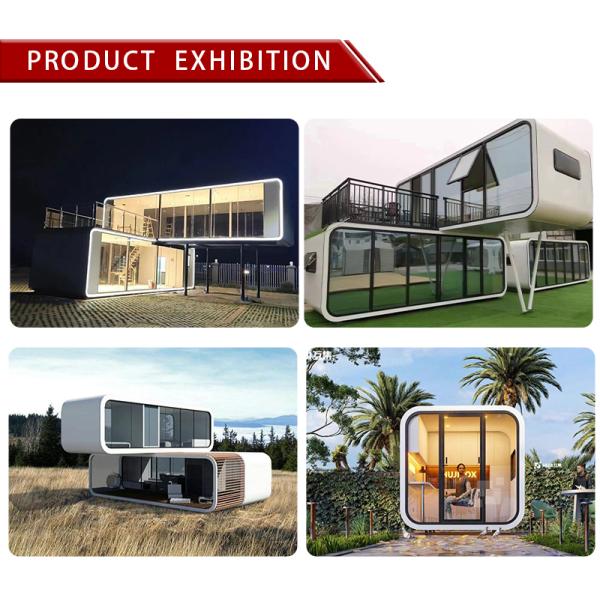 Customized Professional Mobile Capsule House Modern Design Apple Cabin Container Home