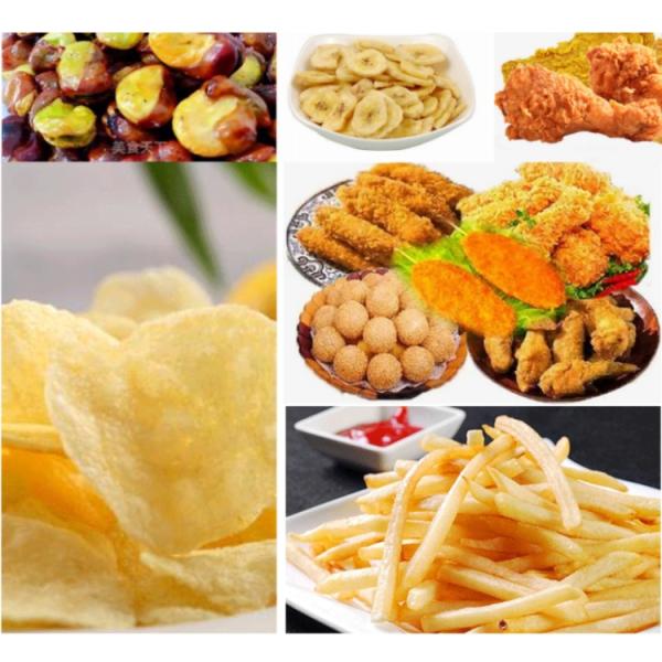 Automatic Continuous Potato Chips Frying Machine for Food Shop 2500*1000*2400 Size