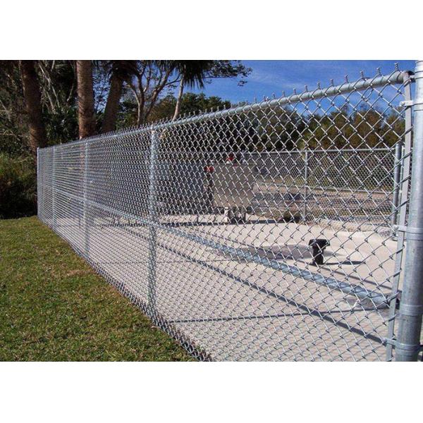 Zinc Coated Cyclone Mesh Fencing 60*60mm Pvc Coated Diamond Mesh