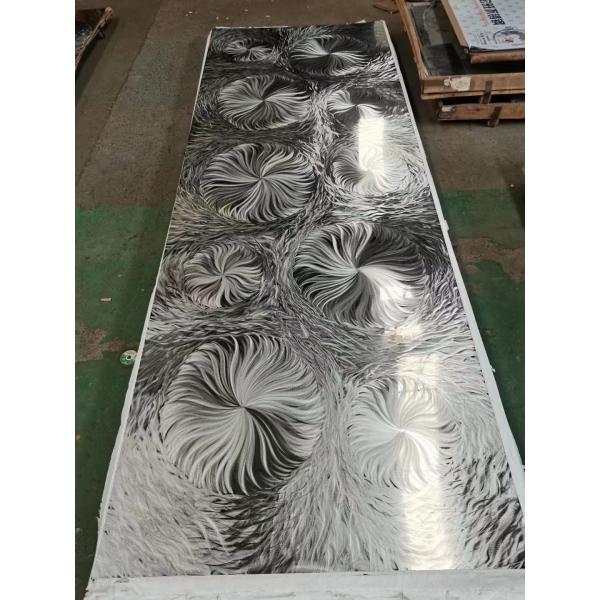 High quality ss 304 2B/BA/No.4/HL/8k fininsh Polish swirl pattern stainless steel sheet for interior decorator