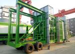 80TPH Mobile Hot Mix Plant 270kw Power With Bag House Filter For Road Constructi