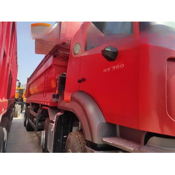 8x4 12 Wheeler 40 Ton Sinotruk Dump Truck , 12 Tyre Tipper Truck EUR 2 380hp