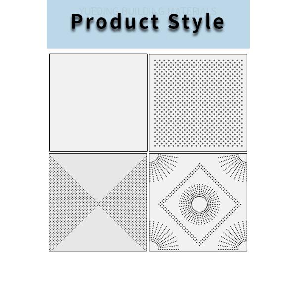 Aluminum Ceiling Clip in Metal Ceiling Decorative 600x600 Perforated